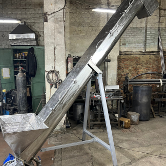 Шнекові дозатори, транспортери з нержавіючої сталі. Виготовлення на замовлення