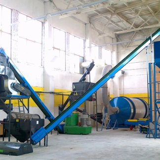 Промышленные сушилки для яблочного жмыха и различных жмыхов под ключ от 1 тонн.час.