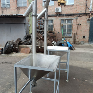 Вертикальні шнекові транспортери AISI 304 для харчової промисловості