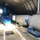 Сушилка барабанная торфа, опилок, барды, жому, 1500 кг.час. Польша Rofama