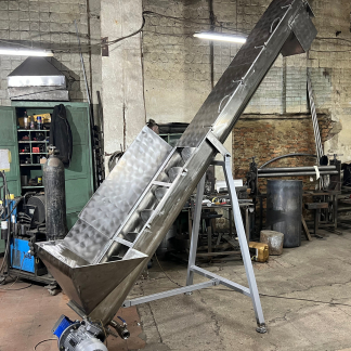 Транспортер загрузочный для ягод AISI 304