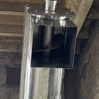 Пересувний шнековий транспортер для харчових продуктів, 2500 л/год, 1,5 кВт