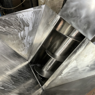 Пересувний шнековий транспортер для харчових продуктів, 2500 л/год, 1,5 кВт