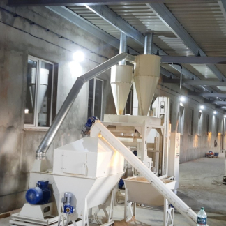 Лінія гранулювання соломи, сіна та люцерни від 600 до 1500 кг.год.