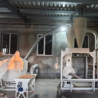 Лінія гранулювання соломи, сіна та люцерни від 600 до 1500 кг.год.