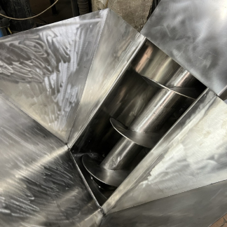 Жолобові шнекові транспортери з нержавіючої сталі