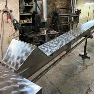 Безосьові шнекові транспортери із нержавіючої сталі промислові