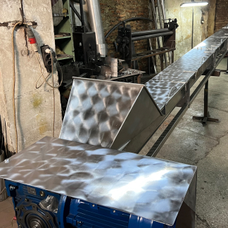 Безосьові шнекові транспортери із нержавіючої сталі промислові